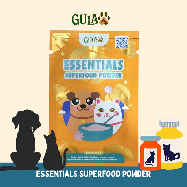 GULAPAWS Vitamin Anjing Kucing Essentials Superfood Mix Travel Pack 5gr Pet Vitamin & Supplement Tidak ada merek 