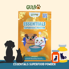 GULAPAWS Vitamin Anjing Kucing Essentials Superfood Mix Travel Pack 5gr Pet Vitamin & Supplement Tidak ada merek 