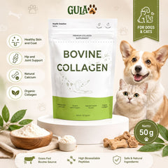 GULAPAWS Vitamin Anjing Kucing Kalsium Bovine Collagen 50gr no type Tidak ada merek 