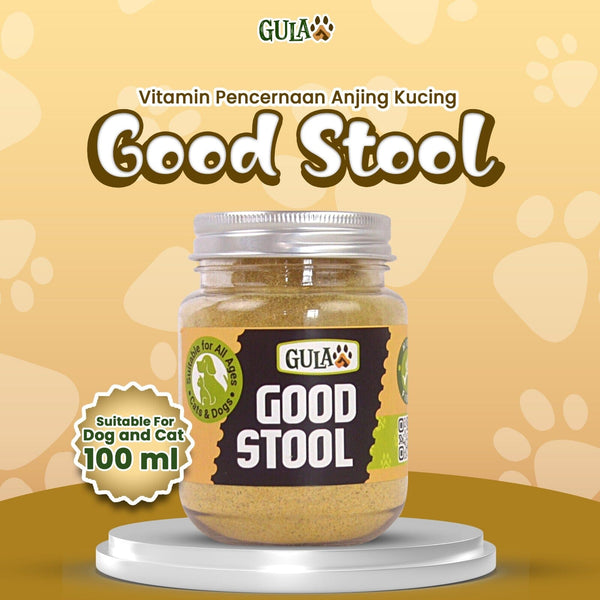 GULAPAWS Vitamin Anjing Kucing Pencernaan Good Stool 100gr Pet Vitamin and Supplement Pet Republic Indonesia 