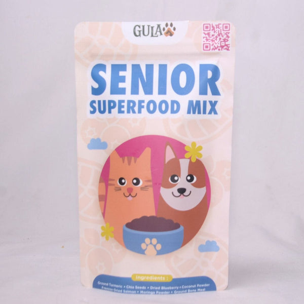 GULAPAWS Vitamin Anjing Kucing Senior Superfood Mix 50gr pet vitamin & supplement Tidak ada merek 