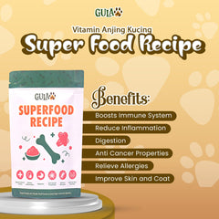 GULAPAWS Vitamin Anjing Kucing Super Food Recipe 50gr Pet Supplement Pet Republic Indonesia 