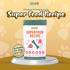 GULAPAWS Vitamin Anjing Kucing Super Food Recipe 50gr Pet Supplement Tidak ada merek 