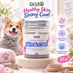 GULAPAWS Vitamin Bulu Kucing Anjing Skin and Coat 35gr Pet Vitamin & Supplement Tidak ada merek 