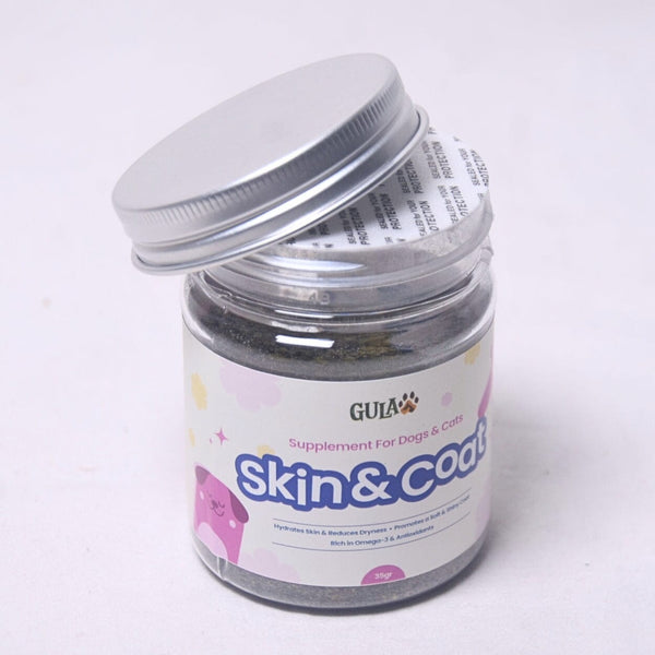 GULAPAWS Vitamin Bulu Kucing Anjing Skin and Coat 35gr Pet Vitamin & Supplement Tidak ada merek 