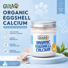GULAPAWS Vitamin Kalsium Kucing Anjing Organic Egg Shell Powder 100gr no type Tidak ada merek 