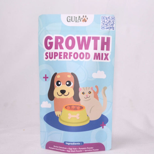 GULAPAWS Vitamin Kucing Anjing Anakan Growth Superfood Mix 50gr pet vitamin & supplement Tidak ada merek 
