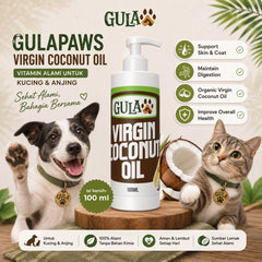GULAPAWS Vitamin Kucing Anjing Virgin Coconut Oil 100ml no type NoBrand 