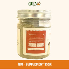GULAPAWS Vitamin Pencernaan Anjing Kucing Probiotic Gut+ 35gr Pet Vitamin & Supplement Gulapaws 