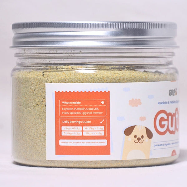 GULAPAWS Vitamin Pencernaan Kucing Anjing Probiotic Gut+ 120gr Pet Vitamin & Supplement Tidak ada merek 