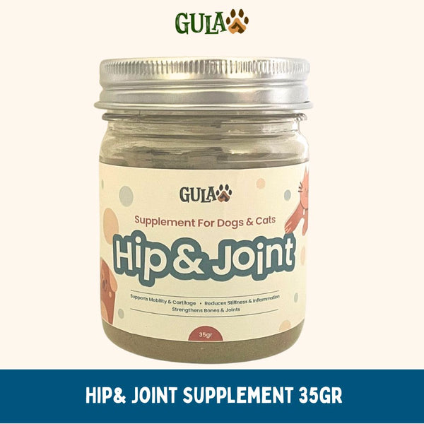 GULAPAWS Vitamin Persendian Anjing Kucing Hip and Joint 35gr Pet Vitamin & Supplement Gulapaws 