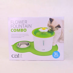 HAGEN 43730 Tempat Minum CATIT Flower Fountain with Placemat Kit 3L no type Tidak ada merek 