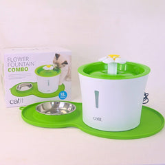 HAGEN 43730 Tempat Minum CATIT Flower Fountain with Placemat Kit 3L no type Tidak ada merek 