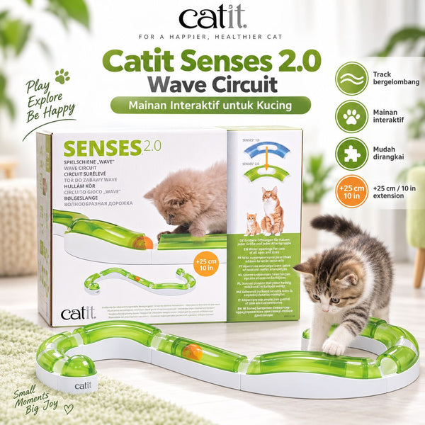 HAGEN Mainan Kucing CATIT Senses Wave Circuit no type Tidak ada merek 