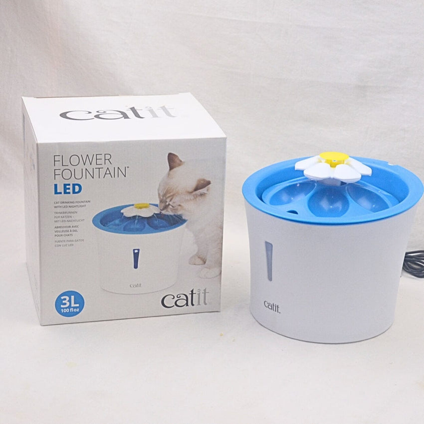 HAGEN Tempat Minum Otomatis Catit Flower Fountain LED 3L no type Tidak ada merek 