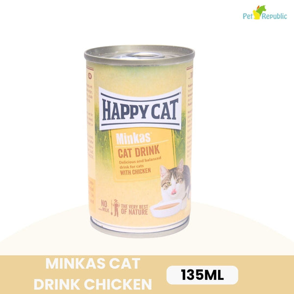 HAPPYCAT Minkas Cat Drink Chicken 135ml Cat Food Wet Happy Cat 