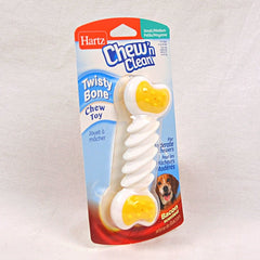 HARTZ Mainan Anjing Chew and Clean Twisty Bone Small/Medium no type Tidak ada merek 