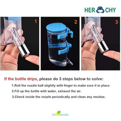 HERCHY H280 Botol Minum Hewan Pet Water Bottle Blue 500ml Tempat Minum Tidak ada merek 