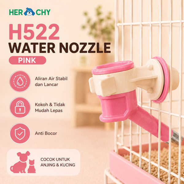 HERCHY H522 Kepala Botol Air Minum Pet Water Nozzle Pink no type Tidak ada merek 