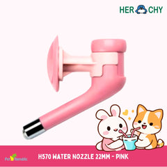 HERCHY H570 Kepala Botol Air Minum Pet Water Feeder 22mm Pink no type Tidak ada merek 