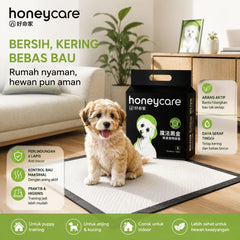 HONEYCARE Alas Kandang Pet Training Pad Charcoal Medium Dog Sanitation NoBrand 