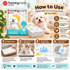 HONEYCARE Perlak Anjing Kucing Pet Urine Absorbent Paper M Dog Sanitation Honey Care 
