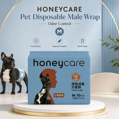 HONEYCARE Pet Disposable Male Wrap Odor Control Medium Dog Sanitation NoBrand 