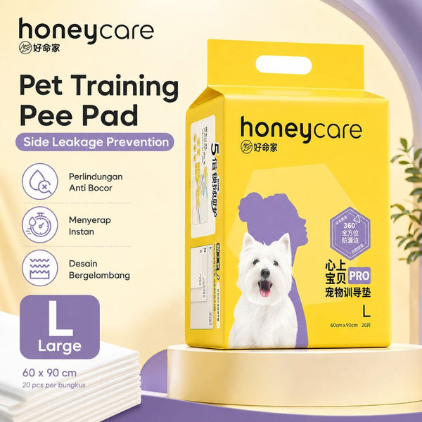 HONEYCARE Pet Training Pad Side Leakage Prevention Large Dog Sanitation Tidak ada merek 