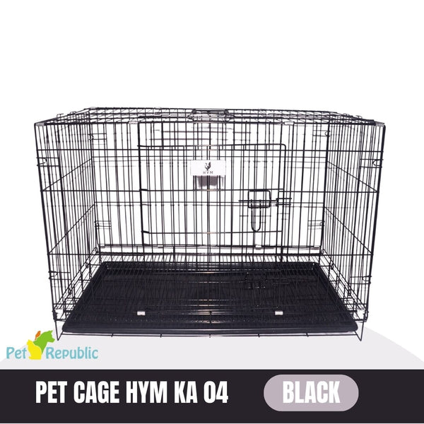 HYM Kandang Hewan Pet Cage KA 04 Black Dog Cage HYM 