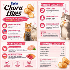 INABA Snack Kucing Churu Bites Chicken Wraps Tuna Salmon 30gr no type Tidak ada merek 