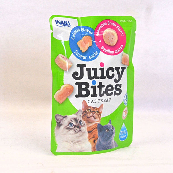 INABA Snack Kucing Juicy Bites Homestyle Broth And Calamari 11.3g no type Tidak ada merek 
