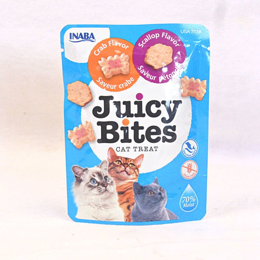 INABA Snack Kucing Juicy Bites Scallop And Crab Flavor 11.3g no type Tidak ada merek 
