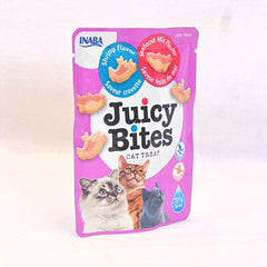 INABA Snack Kucing Juicy Bites Shrimp And Seafood Mix Flavor 11.3g no type Tidak ada merek 