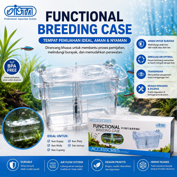 ISTA Aksesoris Aquarium Functional Breeding Case no type Tidak ada merek 