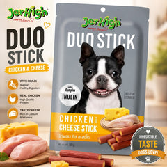 JERHIGH DUO Snack Anjing Stick Chicken and Cheese Stick 50gr no type Tidak ada merek 
