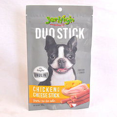 JERHIGH DUO Snack Anjing Stick Chicken and Cheese Stick 50gr no type Tidak ada merek 