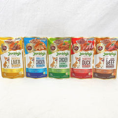 JERHIGH Makanan Anjing Pouch Chicken and Liver 120gr no type Tidak ada merek 