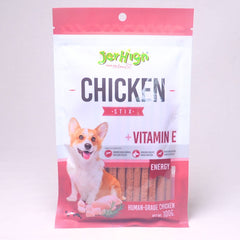 JERHIGH Snack Anjing Chicken Stix 100g no type Tidak ada merek 