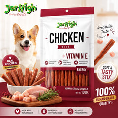 JERHIGH Snack Anjing Chicken Stix 100g no type Tidak ada merek 