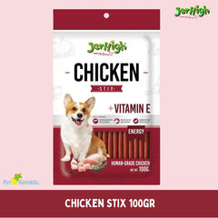 JERHIGH Snack Anjing Chicken Stix 100g no type Tidak ada merek 