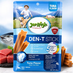 JERHIGH Snack Anjing Den-T Stick Tuna 60g no type Tidak ada merek 