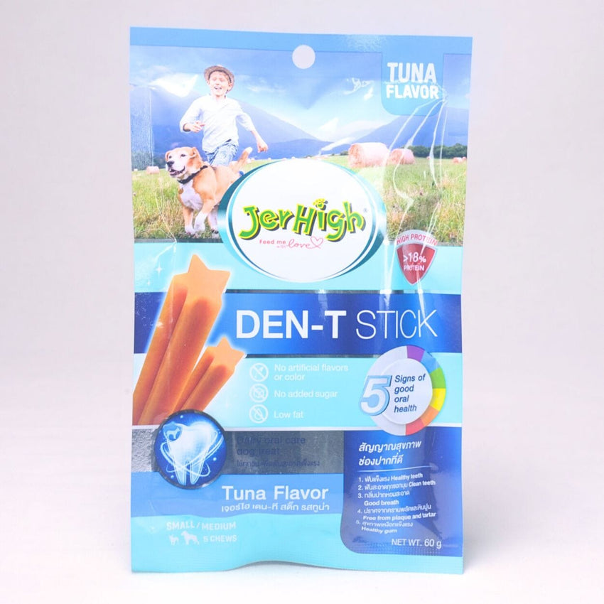 JERHIGH Snack Anjing Den-T Stick Tuna 60g no type Tidak ada merek 