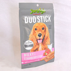 JERHIGH Snack Anjing DUO Stick Milk and Strawberry 50gr no type Tidak ada merek 