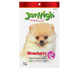 JERHIGH Snack Anjing FRUITY Stick STRAWBERRY 70gr no type Tidak ada merek 