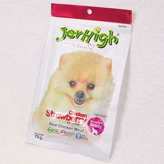 JERHIGH Snack Anjing FRUITY Stick STRAWBERRY 70gr no type Tidak ada merek 
