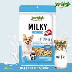JERHIGH Snack Anjing Milk Bites 100gr no type Tidak ada merek 