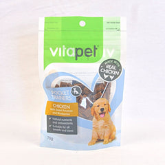 JERHIGH Snack Anjing Vitapet Pocket Chicken Sweet Potato Blueberry 70gr no type Jerhigh 