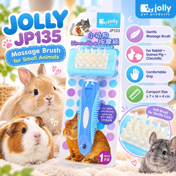 JOLLY JP135 Sisir Kelinci Marmut Massage Brush for small animals no type Tidak ada merek 