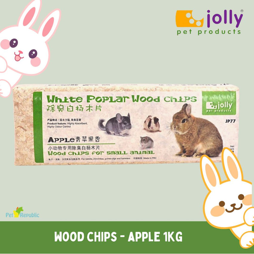JOLLY JP77 Serbuk Kayu White Poplar Wood Chips Apple 1kg no type Tidak ada merek 