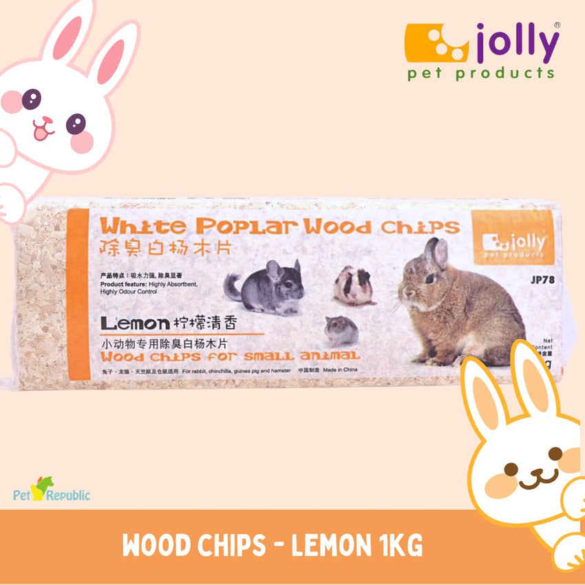 JOLLY JP78 Serbuk Kayu White Poplar Wood Chips Lemon 1kg no type Tidak ada merek 